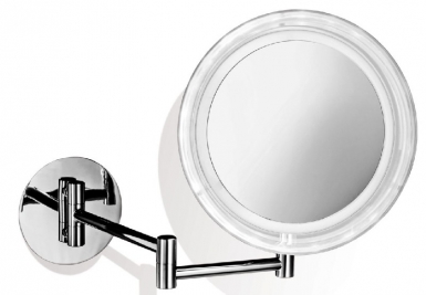 5X MAGNIFYING MIRROR WITH LED LIGHT WALL MOUNTED DOUBLE ARM - Ø 19 CM - BATTERY OPERATED - CHROME. Discover the perfect balance of selection and value with DIAYTAR NIGERIA's nationwide e-commerce platform.