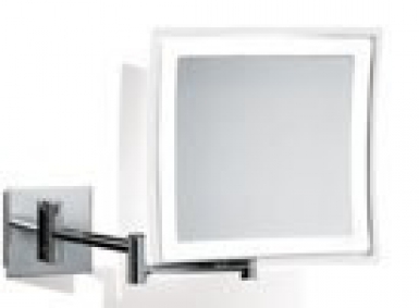 5X MAGNIFYING MIRROR WITH LED LIGHT WALL MOUNTED DOUBLE ARM - 23.5 X 21 CM - BATTERY OPERATED - CHROME. Discover endless possibilities with DIAYTAR NIGERIA's vast e-commerce selection and budget-friendly delivery.