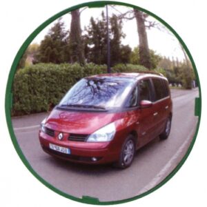 MIRROR "V914" Ø 400, MULTI-PURPOSE - GREEN FRAME - 2-DIRECTION CONTROL. DIAYTAR NIGERIA delivers more than products - we deliver affordable solutions within the week.