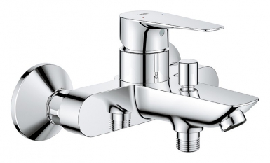 BAUEDGE WALL MOUNTED BATH-SHOWER MIXER - CHROME FINISH. DIAYTAR NIGERIA combines affordability, variety, and convenience with nationwide delivery services.