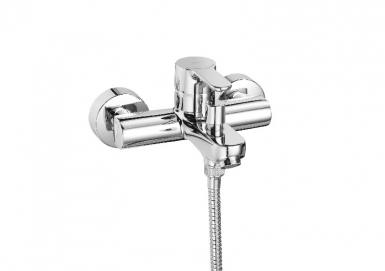 WALL MOUNTED BATH-SHOWER MIXER L20 - CHROME FINISH. DIAYTAR NIGERIA: Your partner in affordable online shopping with dependable delivery within 8 days.