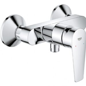 BAUEDGE WALL MOUNTED SHOWER MIXER - CHROME FINISH. DIAYTAR NIGERIA: Empowering Nigerians with access to affordable products and reliable 5-8 day delivery.
