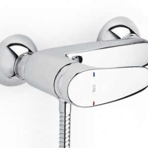 MONODIN-N WALL MOUNTED SHOWER MIXER WITH OFFSET FITTINGS - CHROME FINISH. DIAYTAR NIGERIA: Where affordability meets variety in Nigeria's most comprehensive online marketplace.