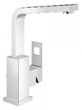 EUROCUBE SINGLE HOLE WASHBASIN MIXER WITH MOVABLE SPOUT AND STOP SIZE L - CHROME FINISH. Experience shopping freedom with DIAYTAR NIGERIA's comprehensive platform and reliable shipping service.