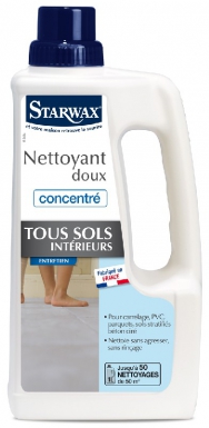 GENTLE CLEANER FOR INTERIOR FLOORS MATT OR GLOSSY TILES, PVC, PARQUET AND LAMINATE FLOORS, WAXED CONCRETE - NO RINSING - 1 L. DIAYTAR NIGERIA connects you with thousands of products at competitive prices, delivered within a week.