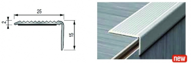 25S STRIPED STEP NOSE SPECIAL SOFT FLOOR AND THIN COVERINGS NATURAL ANODIZED ALUMINUM ADHESIVE DIM. 25X15X2 MM LG. 3 M. Shop smarter with Nigeria's premier e-commerce platform, featuring affordable products delivered nationwide.