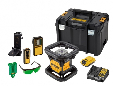 INDOOR/OUTDOOR ROTATING LASER LEVEL 18V 2AH LI-ION - GREEN BEAM - 1 BATTERY - TSTAK BOX - DCE079D1G-QW. Shop confidently with DIAYTAR NIGERIA's vast product range and budget-friendly nationwide shipping.