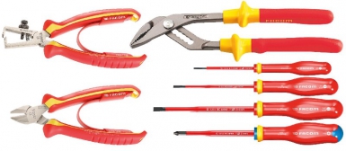 PACK OF 3 PLIERS + 4 SCREWDRIVERS 1000V - MULTI-GRIP PLIERS, CUTTING PLIERS, STRIPPING PLIERS, SLOTTED SCREWDRIVER 2.5X75 - 3.5X75 - 5.5X125 - POZIDRIV 1X100. Shop from thousands of products at DIAYTAR NIGERIA and enjoy budget-friendly nationwide delivery.