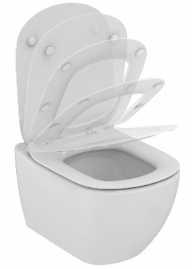 TESI WC PACK - 53.5 X 36.5 CM - ULTRA-THIN SEAT WITH FALL BRAKE - AQUABLADE TECHNOLOGY (NO TRADITIONAL FLANGE) - WHITE. DIAYTAR NIGERIA revolutionizes online retail with our vast selection and cost-effective delivery options.