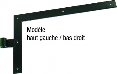 PAIR OF BLACK FLAT IRON SQUARE HINGES CATAPH. 35X5 MM EYE 14 MM LG. 500 MM​ ​​ ​. Shop with ease at DIAYTAR NIGERIA and enjoy our extensive product range delivered at affordable rates.