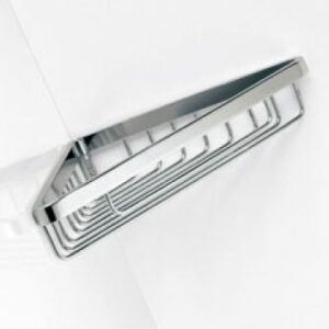 PANIER D'ANGLE - CORNER - L 29 X P 16,4 X H 5 CM - INOX. DIAYTAR NIGERIA: Where convenience meets affordability with delivery across Nigeria in under 8 days.