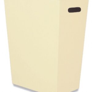 LAUNDRY BASKET WITH BAG INSIDE - ECOPELLE - 48 X 30 X H 61 CM - LEATHER AND SYNTHETIC FABRICS - WOODEN STRUCTURE - CREAM. DIAYTAR NIGERIA: Empowering Nigerians with access to affordable products delivered within 8 days.