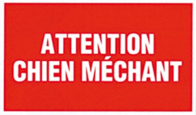 "BEWARE OF BAD DOG" SIGN GA 3 WHITE LETTERS RED BACKGROUND, 330 X 200 MM. DIAYTAR NIGERIA transforms dreams into deliveries with our affordable prices and 5-8 day shipping.