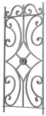 12 MM SQUARE IRON STYLE FORGED PANEL DIM. L X H: 430X1000 MM. DIAYTAR NIGERIA: Revolutionizing how Nigerians shop with affordable prices and prompt delivery services.