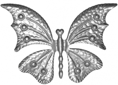 WROUGHT IRON BUTTERFLY N° 137/10 DIMENSIONS 175X125X0.5 MM. DIAYTAR NIGERIA makes online shopping accessible with our comprehensive platform and prompt delivery service.