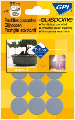 ROUND GREY ADHESIVE SLIDING PADS Ø 22 MM BLISTER 12 P. DIAYTAR NIGERIA brings quality products to every corner of Nigeria at prices everyone can afford.