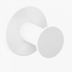 HOOK HOOK - ARCHITECT SP COLLECTION - DIM. 55X60X55 MM - MATT WHITE FINISH. DIAYTAR NIGERIA transforms dreams into deliveries with our affordable prices and 5-8 day shipping.