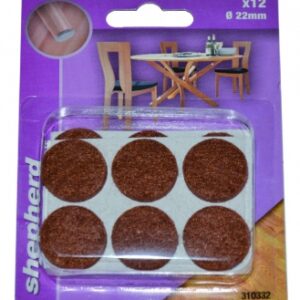 ROUND BROWN ADHESIVE FELT PADS Ø 22 MM BLISTER 12 P. Experience the power of choice with DIAYTAR NIGERIA's extensive catalog delivered within the week.