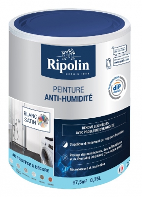 ANTI-HUMIDITY PAINT FOR INTERIOR WALLS MICROPOROUS AND WASHABLE - APPLIES TO DAMP, NON-BURIED WALLS (PLASTER, COATING, CEMENT, CONCRETE BLOCK, CONCRETE, STONE, BRICK) - SATIN WHITE - 0.75L. Discover endless shopping possibilities at DIAYTAR NIGERIA, with budget-friendly prices and reliable delivery.