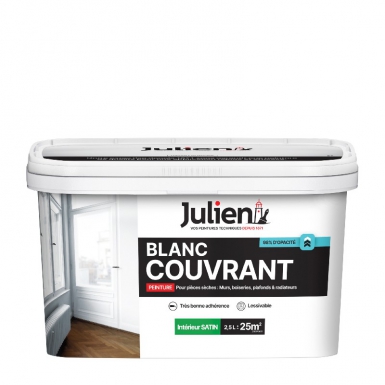 INTERIOR COVERING PAINT - WHITE - SATIN - 2.5L. Shop smarter with DIAYTAR NIGERIA's vast product range and budget-friendly delivery within the week.