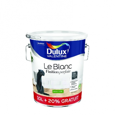 LE BLANC PAINT PERFECT FINISH - WALLS, CEILINGS, WOODWORK AND RADIATORS - HIGH COVERAGE - SATIN BRIGHT WHITE 12 L. DIAYTAR NIGERIA: Nigeria's answer to affordable online shopping with reliable 5-8 day delivery guarantee.