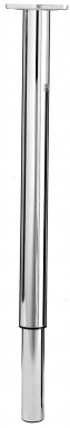 FOOT Ø 60 MM ADJUSTABLE HEIGHT FROM 710 TO 1300 MM ALUMINUM BASE CHROMED STEEL TUBE. DIAYTAR NIGERIA: Where quality meets accessibility with affordable prices and prompt shipping.