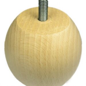 WOODEN FURNITURE LEG BALL Ø 75 MM NATURAL BEECH H. 70 MM. DIAYTAR NIGERIA: Connecting Nigerians with affordable products delivered promptly nationwide.