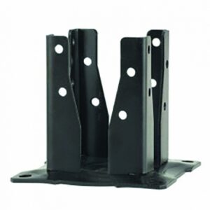 SQUARE GARDEN POST FOOT TO BOLT DIM. 91X91 MM PLATE 150X150 MM HEIGHT 130 MM - BLACK FINISH. DIAYTAR NIGERIA: Transforming how Nigerians shop with our vast selection and nationwide delivery.