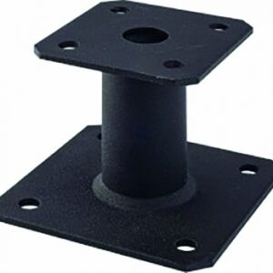 FIXED POST FOOT PPA100PB DIM. 100X100 MM LOW PLATE 130X130 MM THICKNESS 4 MM - BLACK FINISH. Shop from anywhere in Nigeria and receive your DIAYTAR purchases at affordable prices within a week.