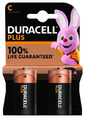 PILE ALCALINE DURACELL PLUS LR14 +100% EXTRA LIFE  - 1,5 V - BLISTER 2 PILES. DIAYTAR NIGERIA: Your trusted partner for affordable online shopping with reliable delivery timeframes.