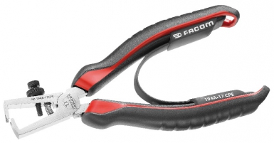 STRIPPING PLIERS WITH STRIPPING ADJUSTMENT - LENGTH 170 MM - Ø 0.5 TO 6 MM - FOR MULTI-STRAND OR SINGLE-STRAND WIRES - KNURLED ADJUSTMENT SCREW WITH LOCKNUT - METAL RETURN SPRING. DIAYTAR NIGERIA stands as your affordable shopping ally with nationwide delivery in just 5-8 days.