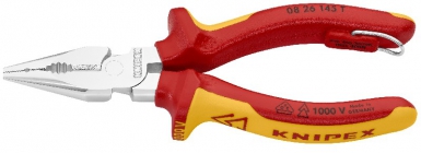 INSULATED CHROME-PLATED HALF-ROUND NOSE UNIVERSAL PLIERS 1000 V - INTEGRATED INSULATED EYELET FOR FIXING A FALL ARREST DEVICE. Shopping made simple with DIAYTAR NIGERIA's vast selection and budget-friendly nationwide delivery.