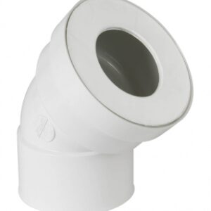 SHORT FEMALE PIPE OUTLET 45° WITH ELASTIC LIP SEAL - Ø D 85/107 - Ø D 100. DIAYTAR NIGERIA makes online shopping accessible with our budget-friendly prices and reliable shipping.