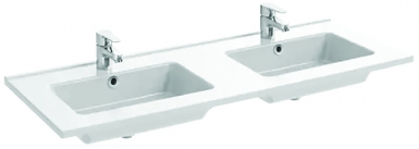 OLA DOUBLE BASIN PLAN 121 CM - WEIGHT: 23 KG - DIM.: 465X145X1210 MM - GLOSSY WHITE COLOR. Your budget-friendly online marketplace, DIAYTAR NIGERIA delivers a world of products in just 5-8 days.