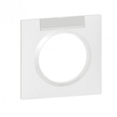 DOOXIE 1-POST SQUARE PLATE WITH LABEL HOLDER WHITE FINISH. Shop smarter with DIAYTAR NIGERIA's diverse marketplace and budget-friendly nationwide delivery.