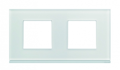 HORIZONTAL GALLERY PLATE 71 MM CENTRE DISTANCE 2 MOON GLASS POSTS SATIN WHITE GLASS. DIAYTAR NIGERIA brings the market to your screen with thousands of affordable products delivered to your door.