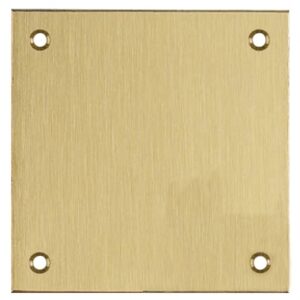 90X110 NP MAT BRUSHED BRASS PLATE (4 COUNTERSUNK FIXING HOLES). Your one-click solution to affordable shopping, DIAYTAR NIGERIA delivers quality products nationwide.