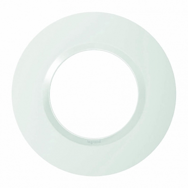 DOOXIE ROUND PLATE 1 POST WHITE FINISH. DIAYTAR NIGERIA: Where every shopping need is met with affordable prices and reliable 5-8 day delivery.