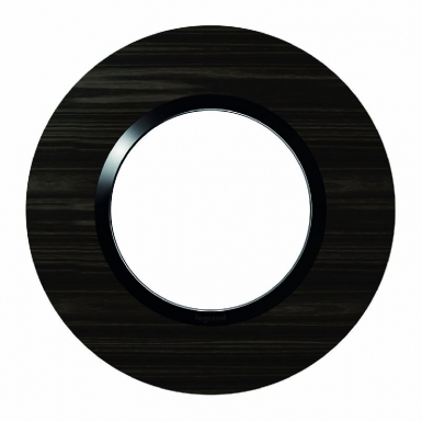 DOOXIE ROUND PLATE 1 POST EBONY WOOD EFFECT FINISH. DIAYTAR NIGERIA: Where affordable online shopping meets reliable delivery across Nigeria.