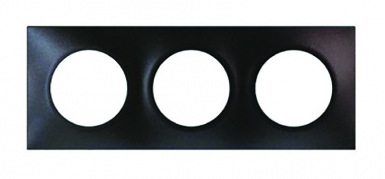 PLAQUES POLYCARBONATE ABS 3 POSTES DIM. 87X229X9 MM - ANTHRACITE. DIAYTAR NIGERIA: Where online shopping becomes effortless with budget-friendly nationwide delivery.