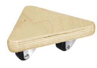 TRIANGULAR PLATFORM 3 WHEELS Ø 20MM - PLYWOOD THICKNESS 18MM - 34X34CM - LOAD 100KG. Your trusted shopping partner, DIAYTAR NIGERIA offers extensive selection with quick delivery options.