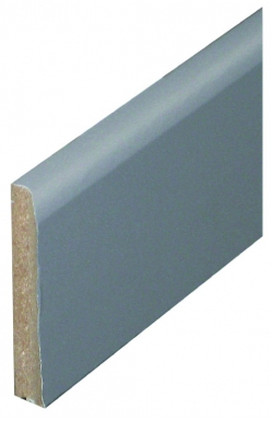 TRENDY COATED SKIRTING BOARDS 1 ROUNDED ANGLE DARK GREY 10 X 70 MM - LENGTH 2.20 M. DIAYTAR NIGERIA: Where affordability meets variety, with thousands of products delivered in less than 8 days.