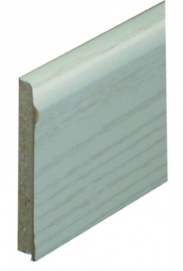 TRADITIONAL WHITE ASH COATED SKIRTING BOARDS 1 ROUNDED CORNER 10 X 70 MM - LENGTH 2.20 M. DIAYTAR NIGERIA delivers on our promise of variety, affordability, and prompt nationwide service.