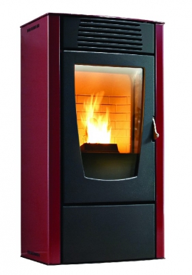 DALIA 304 METAL SIDE PELLET STOVES - BORDEAUX COLOR. DIAYTAR NIGERIA connects desire with fulfillment through our affordable e-commerce platform.