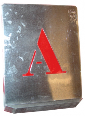 ALUMINUM ALPHABET STENCIL IN BLISTER PACK - "STENCIL" TYPE - HEIGHT 60 MM. DIAYTAR NIGERIA makes quality accessible with our extensive catalog and competitive delivery rates.