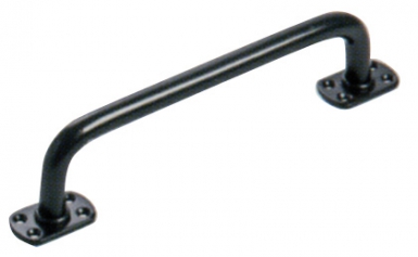 RIGHT PULL HANDLE "SMALL MODEL" Ø 20 MM LG 180 MM THIN. BLACK VARNISH. DIAYTAR NIGERIA: Your partner in affordable online shopping with dependable delivery within 8 days.