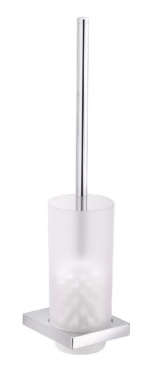 COMPLETE BRUSH HOLDER WITH MATT CRYSTAL GLASS - EDITION 11 - CHROME. Experience the power of choice with DIAYTAR NIGERIA's extensive catalog delivered within the week.