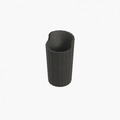 TOOTHBRUSH HOLDER - AVENIR COLLECTION - DIM. Ø 74 X H. 133 MM - NATURE BLACK PLASTIC. DIAYTAR NIGERIA transforms how Nigerians shop with our affordable prices and dependable shipping times.