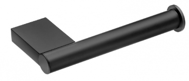 ROLL PAPER HOLDER WITHOUT COVER - BWC - MATTE BLACK. DIAYTAR NIGERIA: Where shopping meets satisfaction with affordable prices and reliable 5-8 day shipping.