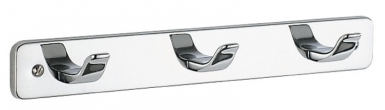 3-HEAD ROBE HOLDER - HOTEL - CHROME. DIAYTAR NIGERIA: Where shopping dreams become reality with budget-friendly prices and prompt delivery.